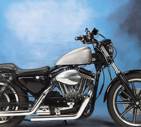 Drag Specialties 2.9 Gallon Gas Tank for Harley Sportster with Reinforced Steel Construction Part 011483-BX34