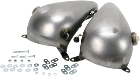 DRAG SPECIALTIES Fat Bob-Style 3.5-Gallon Gas Tank for Harley-Davidson Motorcycles (Part No. 011275-BX36)