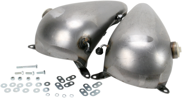 DRAG SPECIALTIES Fat Bob-Style 3.5-Gallon Gas Tank for Harley-Davidson Motorcycles (Part No. 011275-BX36)