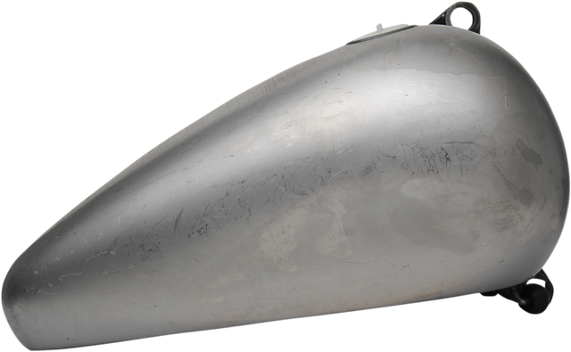Drag Specialties Fat Bob Style Gas Tank - Flatside 6 Gallon for Harley-Davidson Touring Models (1984-1999) - Part 011338-BX37