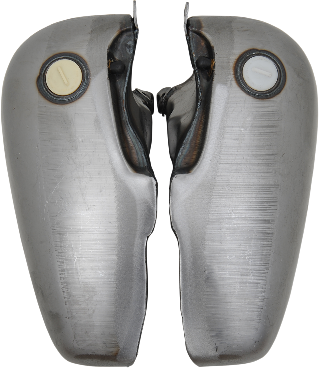 DRAG SPECIALTIES Fat Bob-Style Gas Tank - 5.0 Gallon for Harley Davidson (Part #011447-BX36)