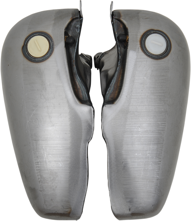 DRAG SPECIALTIES Fat Bob-Style Gas Tank - 5.0 Gallon for Harley Davidson (Part #011447-BX36)