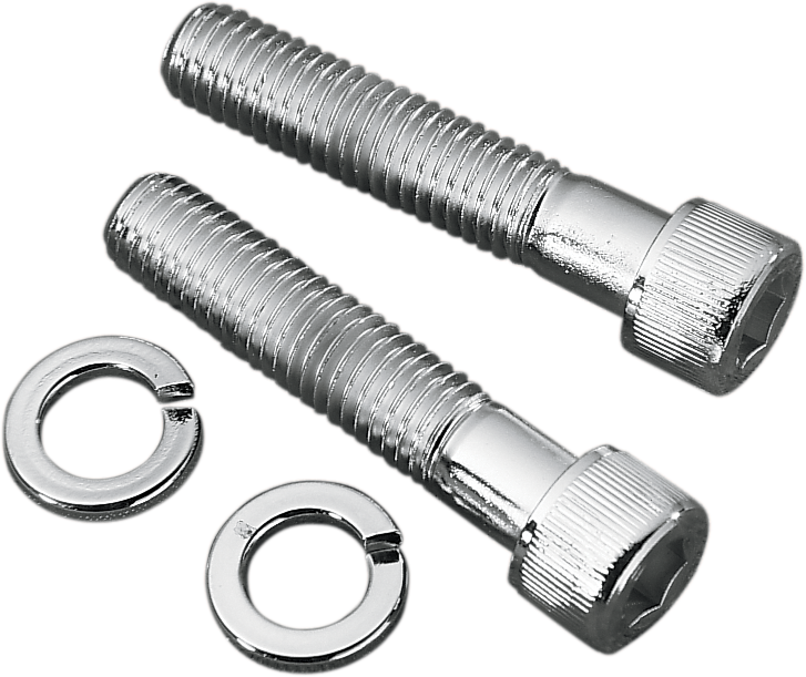Drag Specialties MPBDR4 Custom Handlebar and Riser Mounting Bolts for Harley-Davidson Motorcycles - 1/2"-13 x 2-3/4"