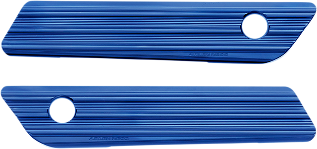 ARLEN NESS Saddlebag Latch Covers - Blue 03-604