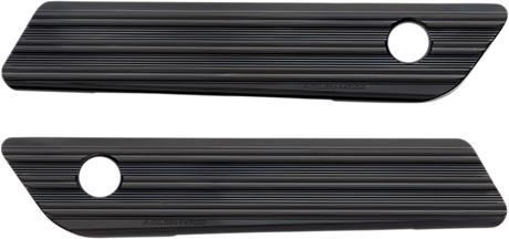 ARLEN NESS Saddlebag Latch Covers - Black 03-603