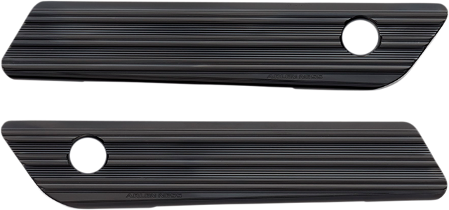 ARLEN NESS Saddlebag Latch Covers - Black 03-603