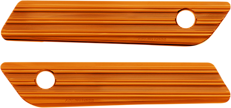 ARLEN NESS Saddlebag Latch Covers - Orange 03-610