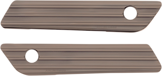 ARLEN NESS Saddlebag Latch Covers - Titanium 03-617