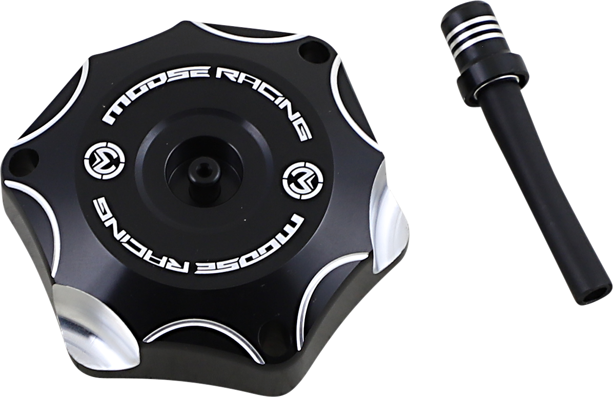 MOOSE OFFROAD Aluminum Gas Cap - Black - Beta T03-5114B