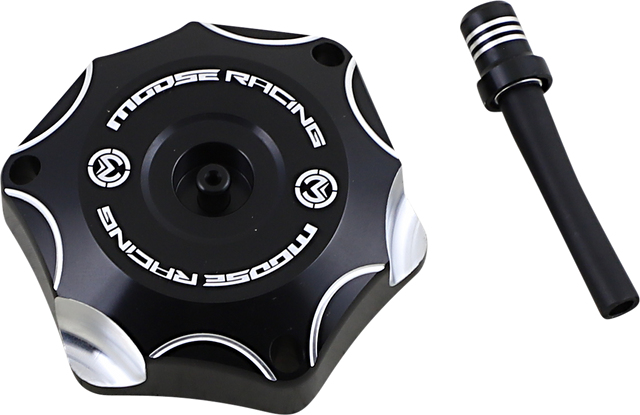 MOOSE OFFROAD Aluminum Gas Cap - Black - Beta T03-5114B