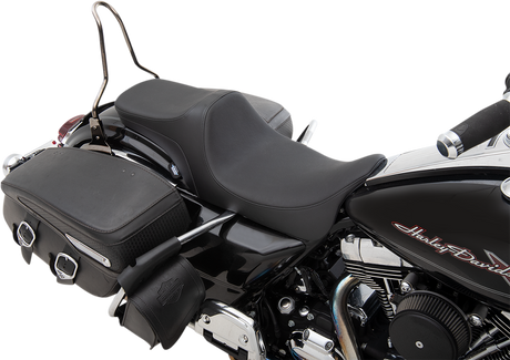 DRAG SPECIALTIES SEATS Predator III 2-Up Seat for Harley-Davidson FL Models 2008-2023 - Smooth Finish