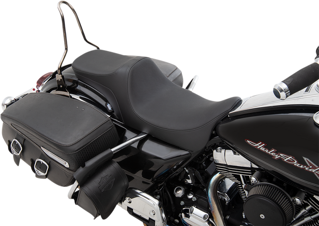 DRAG SPECIALTIES SEATS Predator III 2-Up Seat for Harley-Davidson FL Models 2008-2023 - Smooth Finish