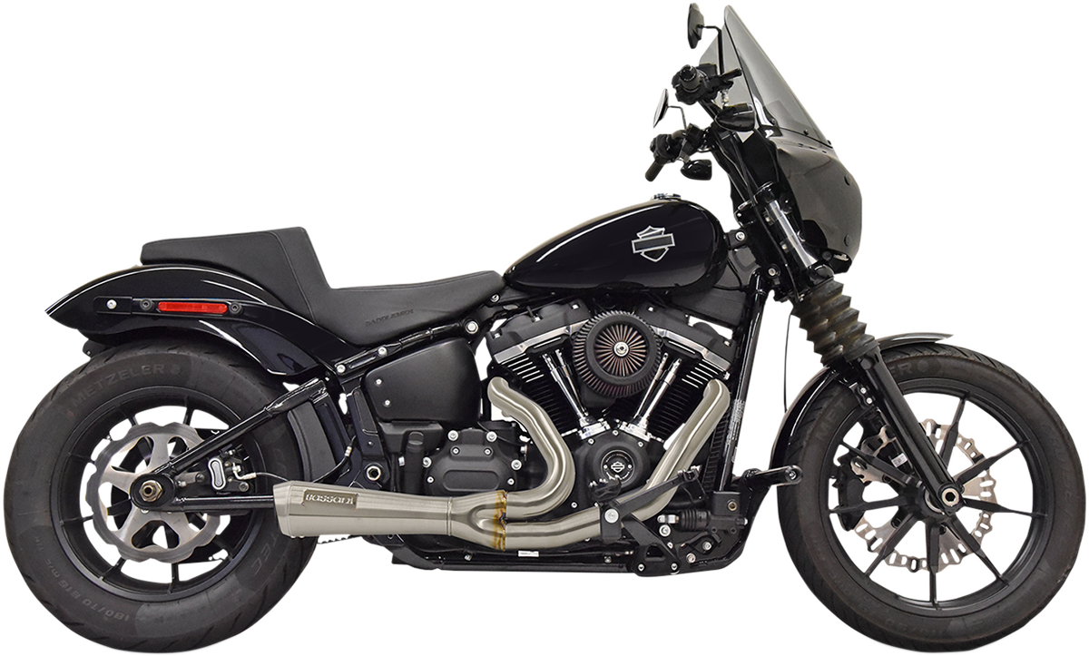 BASSANI XHAUST 2:1 Short Exhaust - Stainless Steel 1S73SS