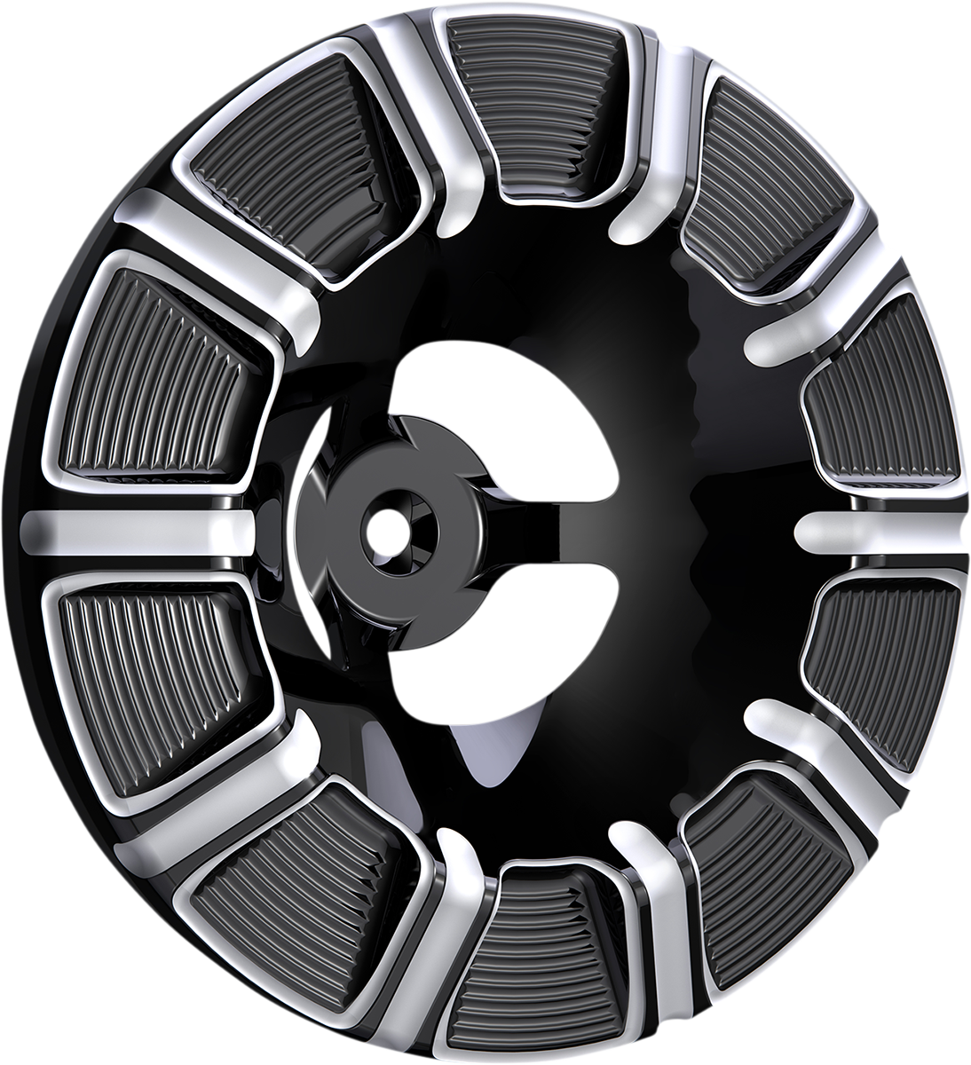 ARLEN NESS Velocity Air Cleaner Cover - 10-Gauge - Black 601-000