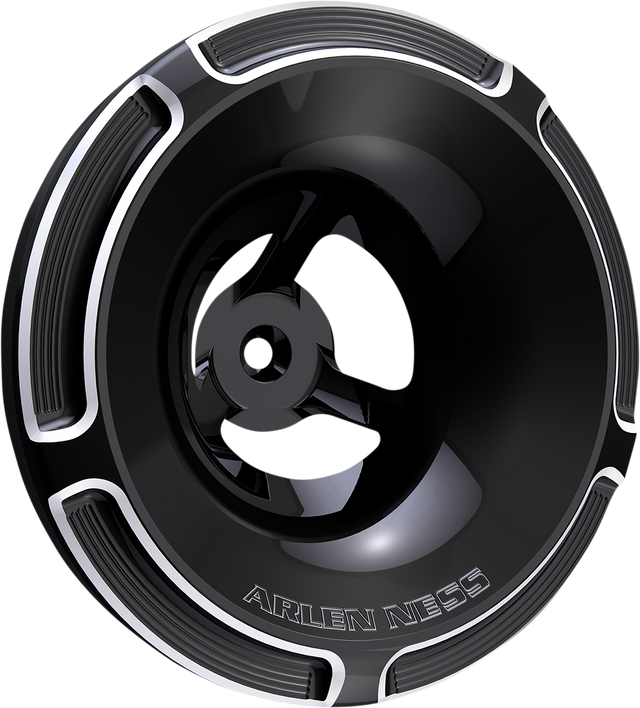 ARLEN NESS Velocity Air Cleaner Cover - Beveled - Chrome 601-003