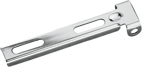 Drag Specialties Universal Square End Chrome Seat Bracket (Part No. 902013-BULK) for Harley-Davidson Rigid and FXST/FLST Models