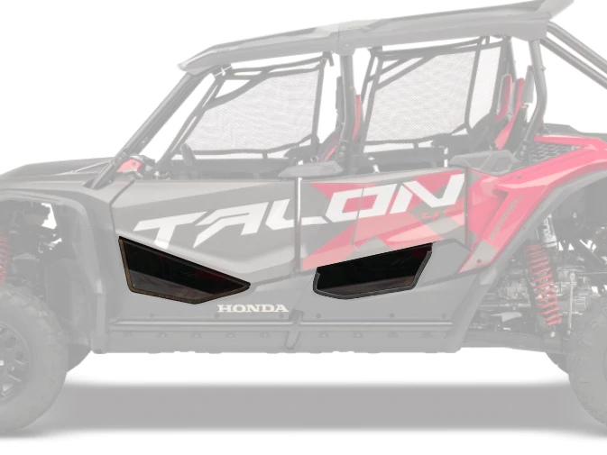 SPIKE Lower Door Inserts Tinted for Honda Talon 1000X-4 and SXS10S4 Models