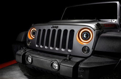 ORACLE Lighting 0718 Jeep Wrangler JK Oculus 7in Switchback Bi-LED Projector Headlights