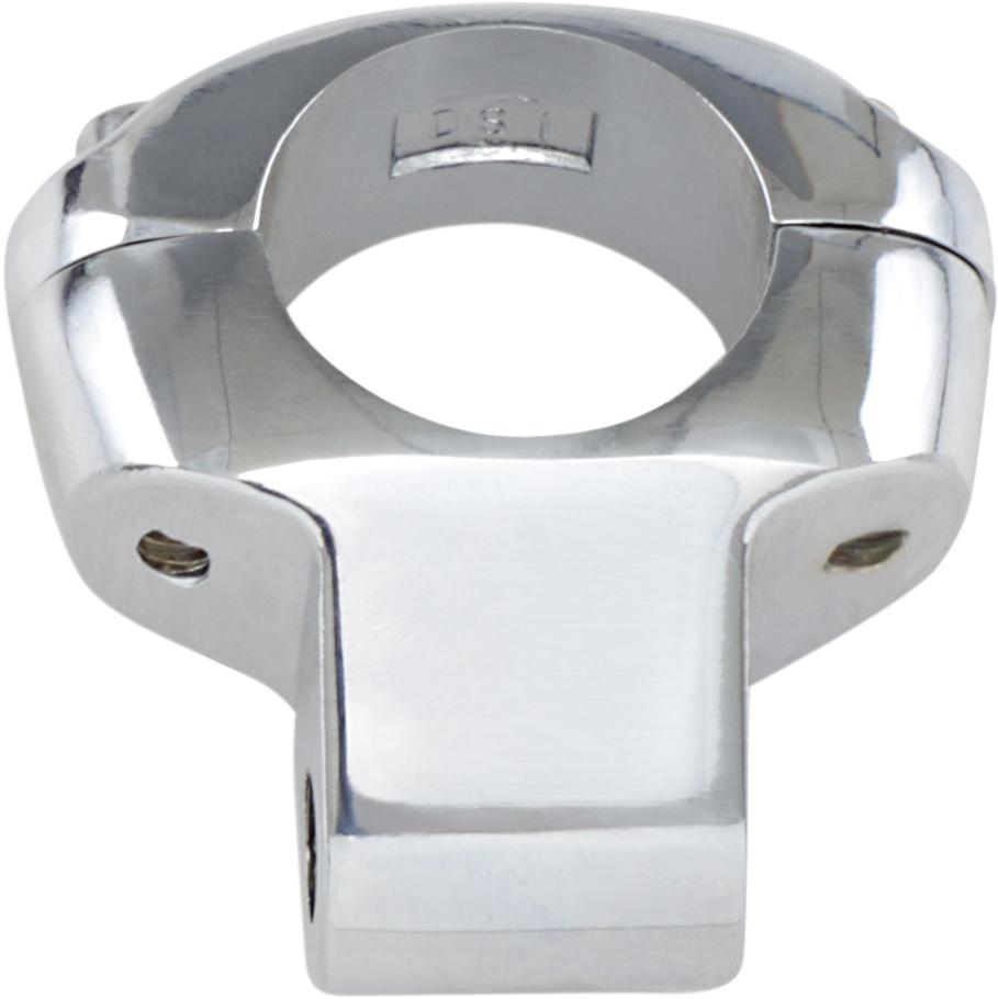 DRAG SPECIALTIES Miller's Two-Piece Chrome Mirror Clamp – Fits 1 Inch Handlebars and Harley Bikes
