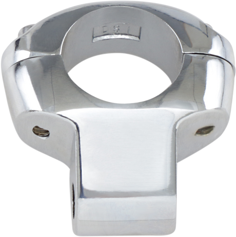 DRAG SPECIALTIES Miller's Two-Piece Chrome Mirror Clamp – Fits 1 Inch Handlebars and Harley Bikes