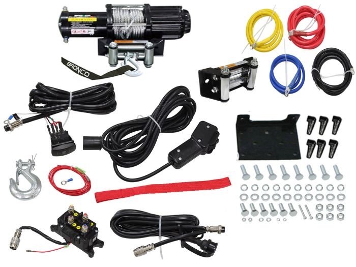 WINCH 6,000 LBS WIRE TYPE, STEEL WIRE