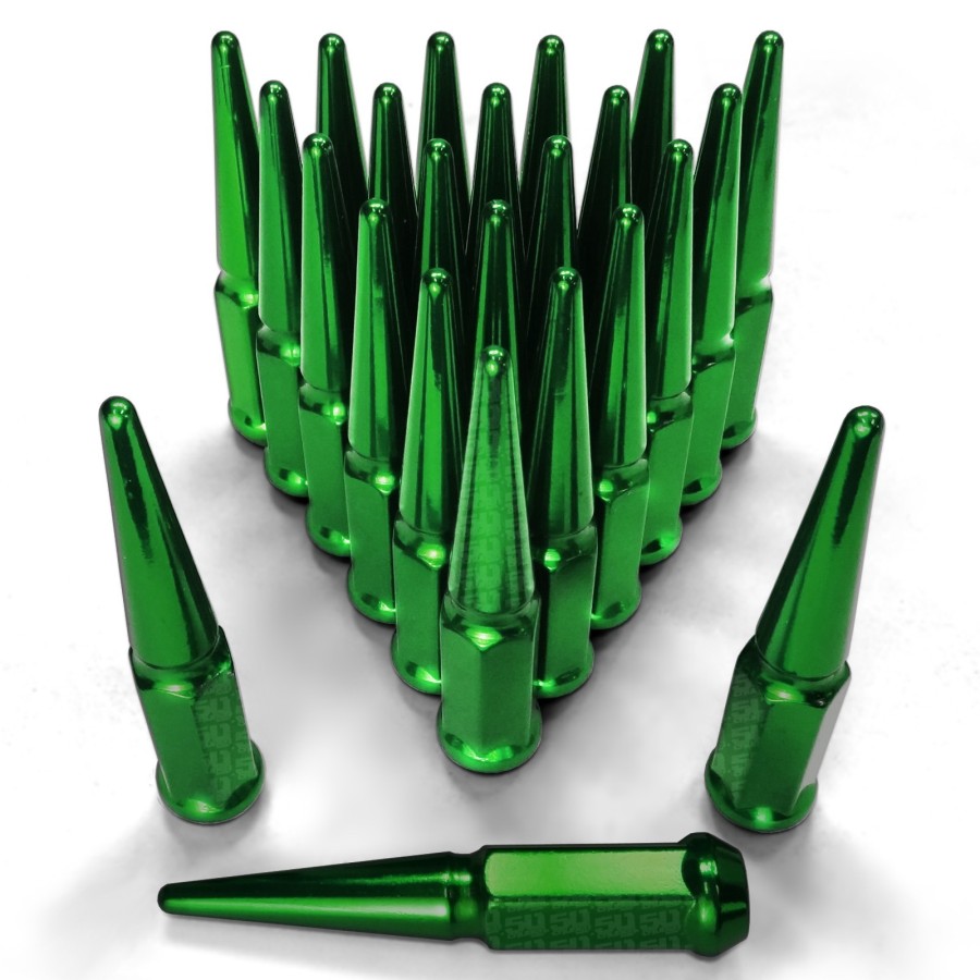 12 x 1.25mm Extended Spike Lug Nuts (60 Degree Taper Seat)