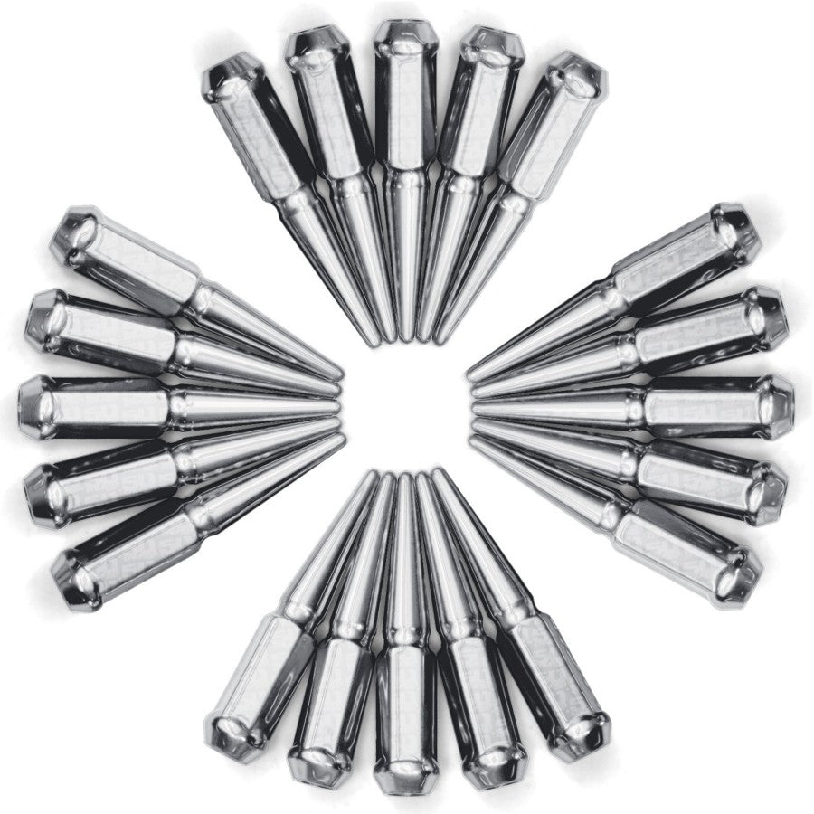 12 x 1.25mm Extended Spike Lug Nuts (60 Degree Taper Seat)