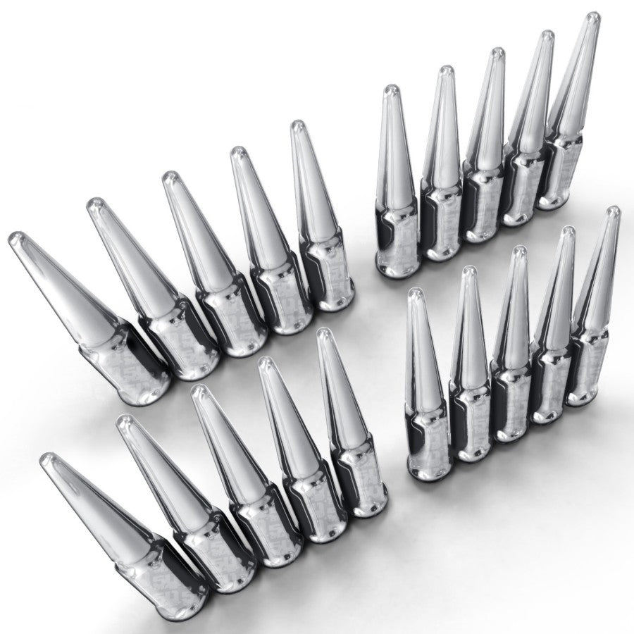 12 x 1.25mm Extended Spike Lug Nuts (60 Degree Taper Seat)