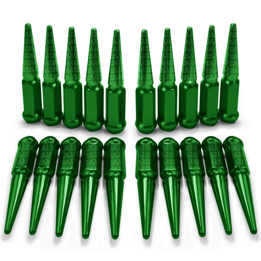 12 x 1.25mm Extended Spike Lug Nuts (60 Degree Taper Seat)