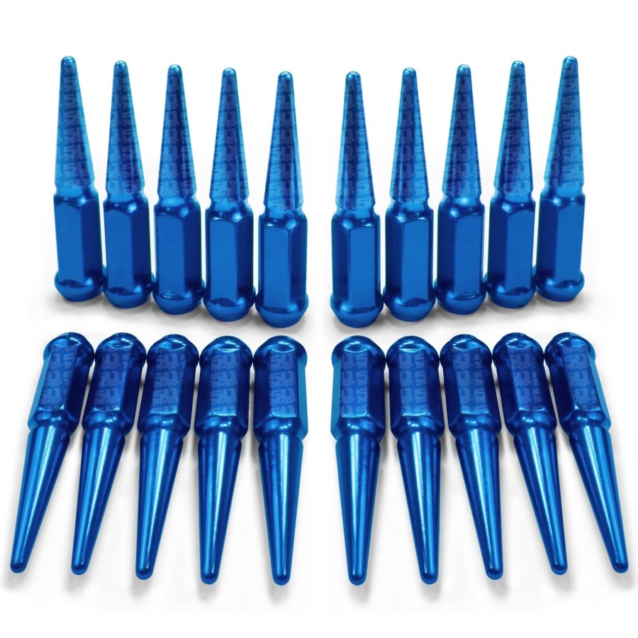 12 x 1.25mm Extended Spike Lug Nuts (60 Degree Taper Seat)