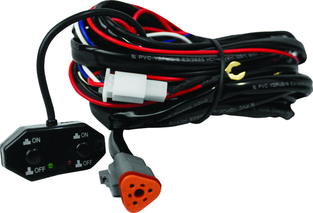 DragonFire Racing Hi-Intensity Driving Light Harness with Single Light Configuration - Part 522028