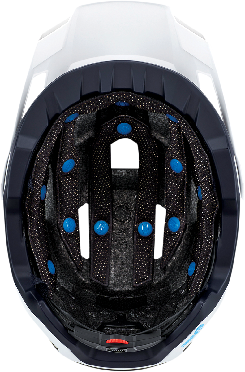 100% Altec Helmet - White - Large/Extra Large with 14-Point Smartshock System for Off-Road and Mountain Biking