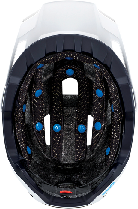 100% Altec Helmet - White - Large/Extra Large with 14-Point Smartshock System for Off-Road and Mountain Biking