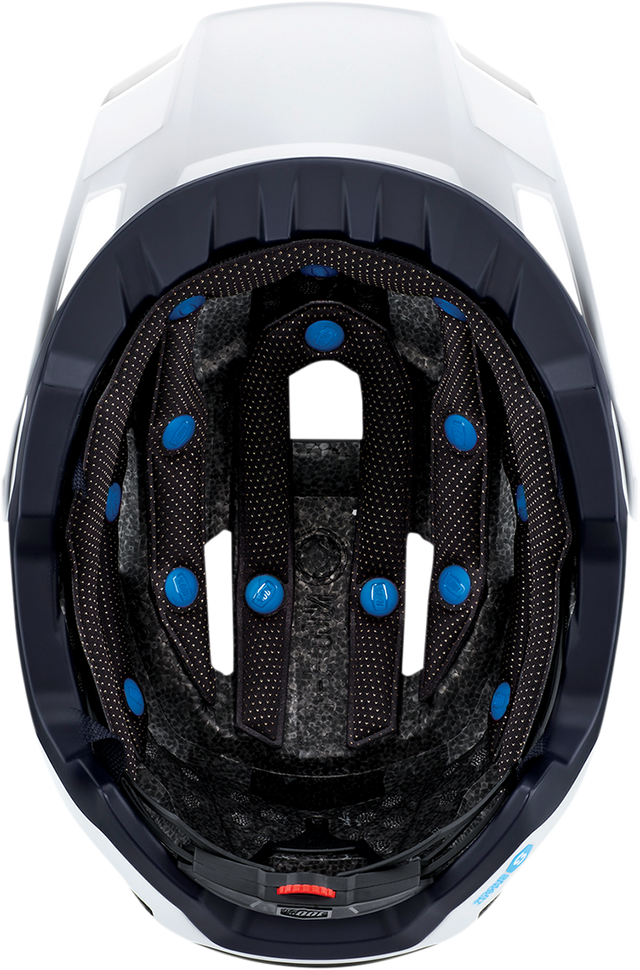 100% Altec Helmet - White - Large/Extra Large with 14-Point Smartshock System for Off-Road and Mountain Biking