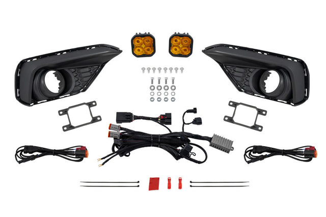 Diode Dynamics 2030 Ford Mustang EcoBoost SS3 Add-On Fog Lamp Kit Yellow Max