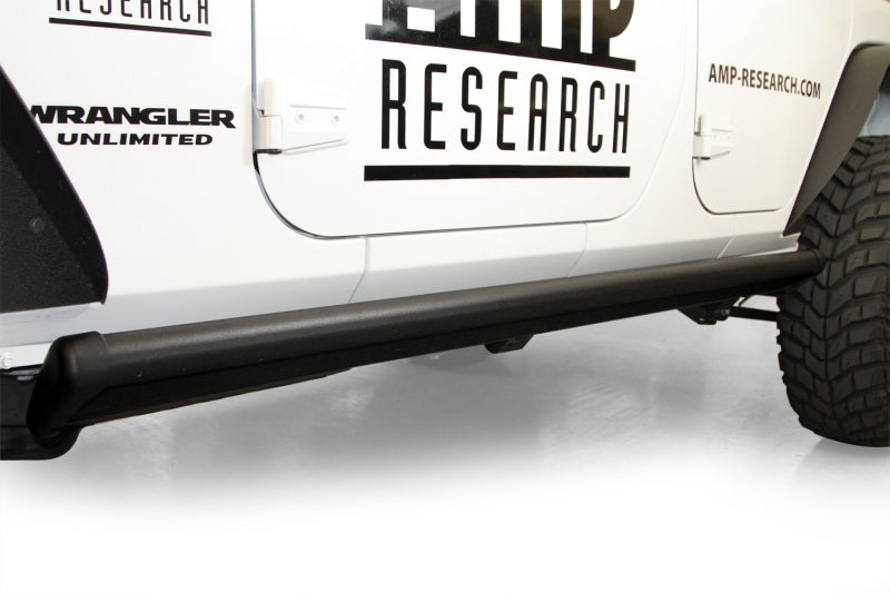 AMP Research PowerStep Automatic Running Board for Jeep Wrangler JK 4-Door (2007-2018) - Black