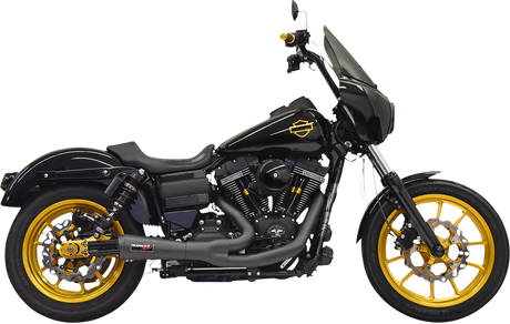 BASSANI XHAUST Ripper 2:1 Exhaust System - Black 1D6B