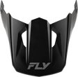 Fly Racing Kinetic Solid Helmet Visor for XL/2X Sizes - Matte Black