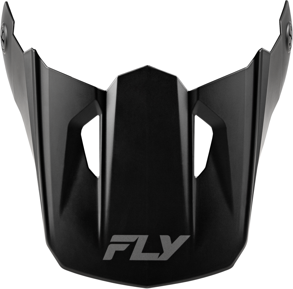 Fly Racing Kinetic Solid Helmet Visor for XL/2X Sizes - Matte Black