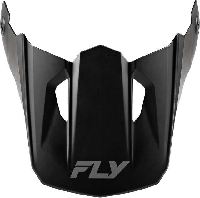 Fly Racing Kinetic Solid Helmet Visor for XL/2X Sizes - Matte Black