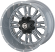 Moose Offroad 399X Rear Wheel for 14x8-inch Vehicles with 4x136 Bolt Pattern, Gray Finish