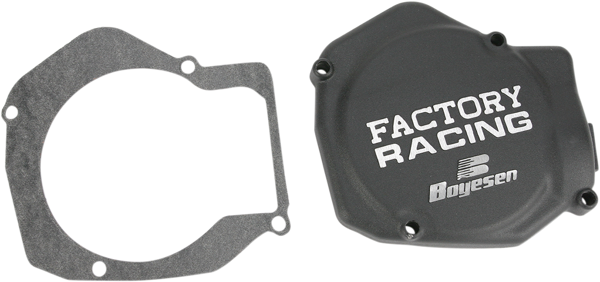Boyesen Factory Ignition Cover for Honda CR125R SC01AB - Black