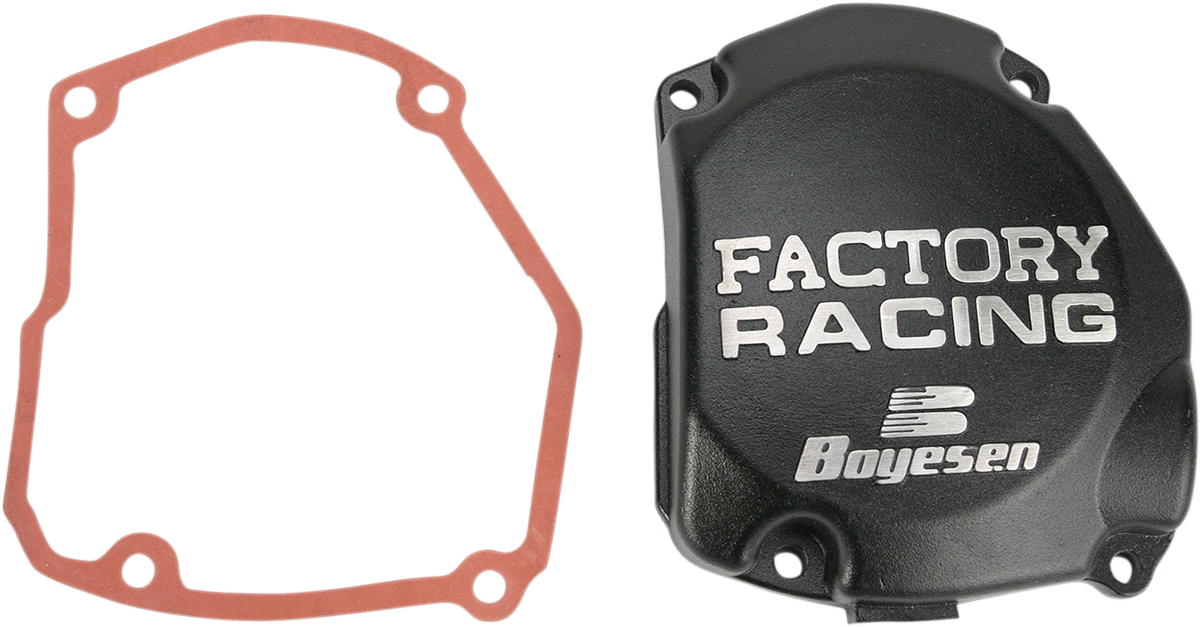 Boyesen Factory Ignition Cover for Suzuki RM125 (SC-21CB) - Black