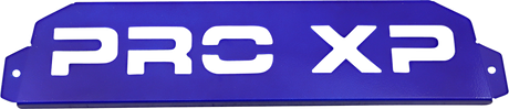 BIKEMAN PERFORMANCE RZR Pro XP Exhaust Plate - Blue 17-325-BL
