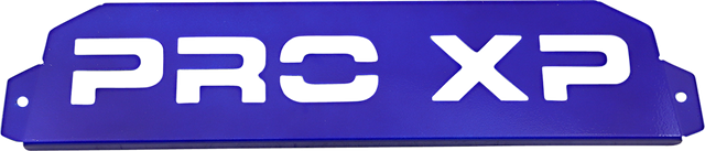 BIKEMAN PERFORMANCE RZR Pro XP Exhaust Plate - Blue 17-325-BL