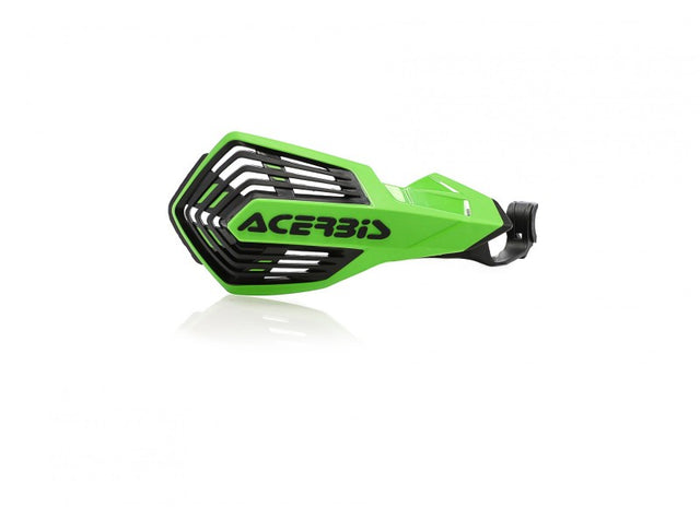 Acerbis K-Future Handguard for Yamaha, Kawasaki, Suzuki, and Fantic Motorcycles - Green/White