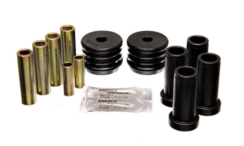 Energy Suspension 12.3102G Rear Control Arm Bushing Set for BMW 2002 (1968-1974) - Black Performance Polyurethane