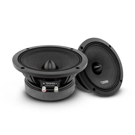 DS18 PRO-ZXI6.4BM 6.5-Inch 300 Watts RMS Mid-Range Loudspeaker for Car Audio - Fits Most Vehicles
