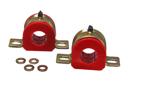 Energy Suspension 1-7/16 Inch Sway Bar Bushing Set - Red for Front and Rear Suspension on Select Vehicles