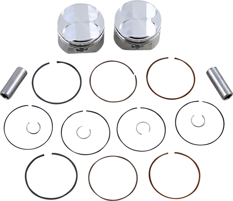 JE PISTONS Piston Kit - 62.00 mm - 12.5:1 CR - Kawasaki 374023